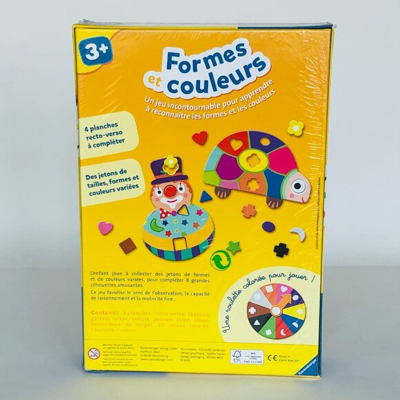 New Sealed Ravensburger Game Formes et Couleurs (Shapes and Colors) French - Picture 5 of 14